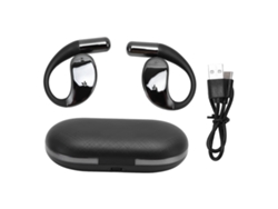 Fones De Ouvido Bluetooth V5.4 Cancelamento De Ruído 8h Reprodução Confortável Para Esportes Corrida Motorista Negros