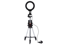 Luz Anular Led Regulable 6.2 Pulgadas Con Trípode Y Soporte Para Teléfono Móvil Para Fotografía Y Maquillaje