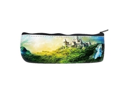 Estuche escolar Castle Forest Green, bolsa para lápices, bolsa organizadora con cremallera Chennnls