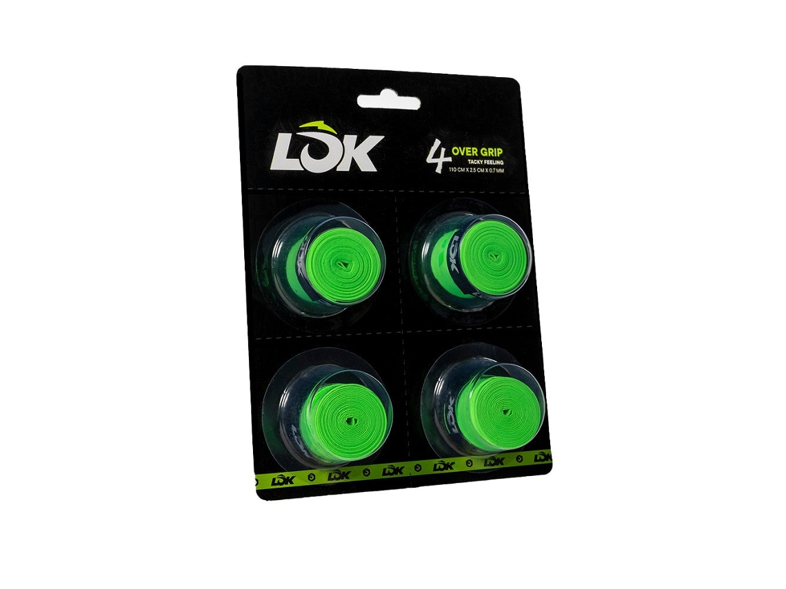 Set de 4 Overgrips de Padel LOK Verde