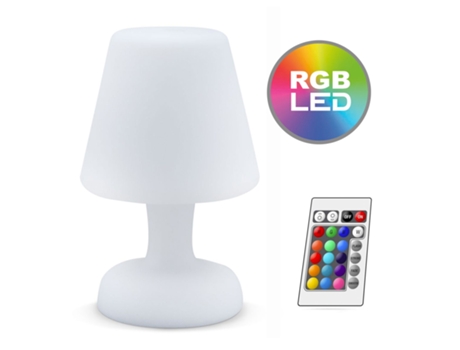 Lámpara de Mesa Led Recargable 26 Cm Multicolor Estanca Ip65 EUROPALAMP