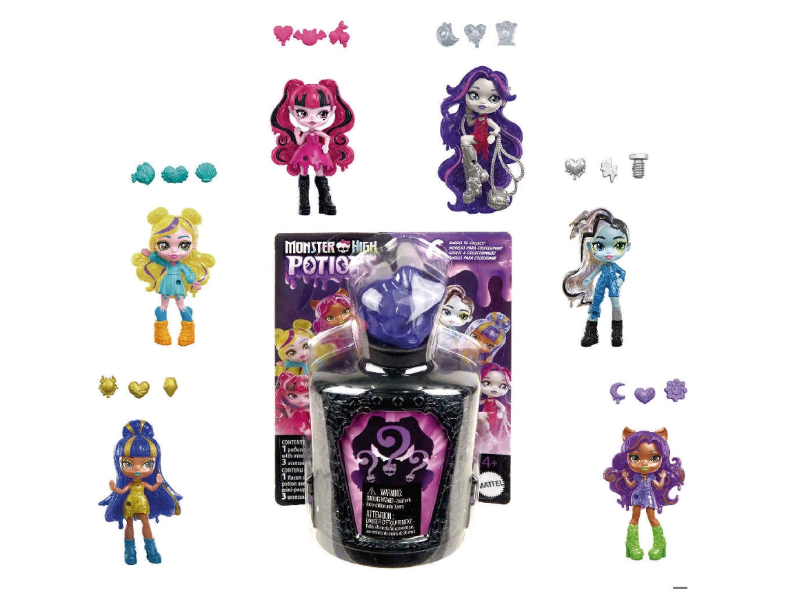 Muñecos Mini Pociones Varios Modelos MONSTER HIGH