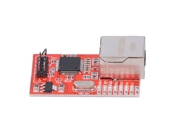 Módulo Ethernet Bloque De Construcción Electrónico Piezas Componentes Red Placa Roja W5100