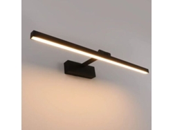 Espejo De Baño Led De 50 Cm Con Luz, 12 W, Resistente Al Agua.