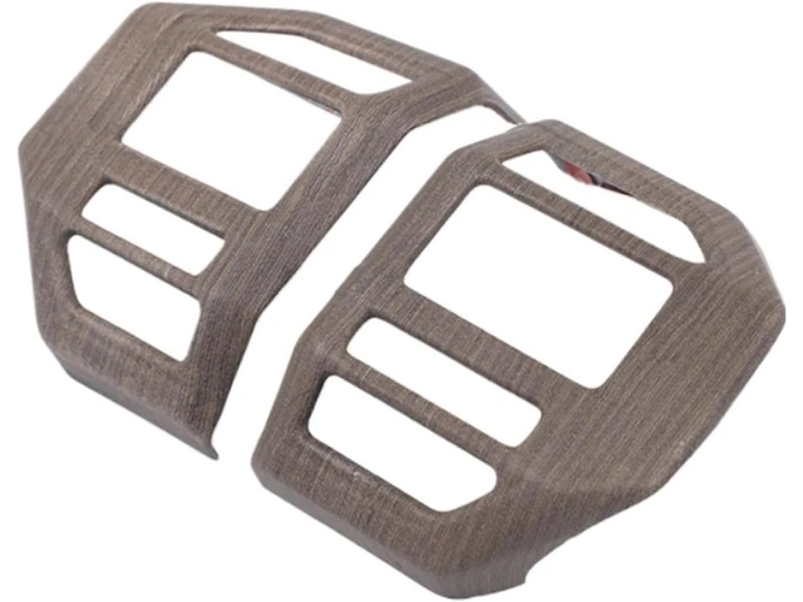 Adhesivo De Marco Botón Para Panel Embellecedor Interior Coche, Abs Negro, Toyota Land Cruiser Prado 250