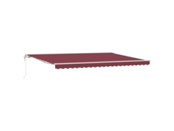 Maison Exclusive - Toldo Retráctil Automático Burdeos 500x300 Cm