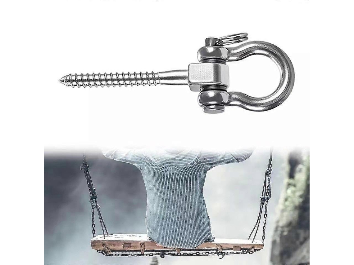 Gancho De Tornillo De Acero Inoxidable 304 Para Techo, Resistente Y De Alta Resistencia