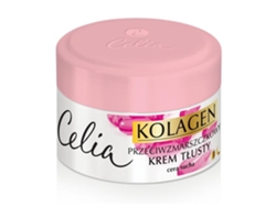 CELIA colágeno crema antiarrugas para la grasa facial vitaminas A y E 50ml