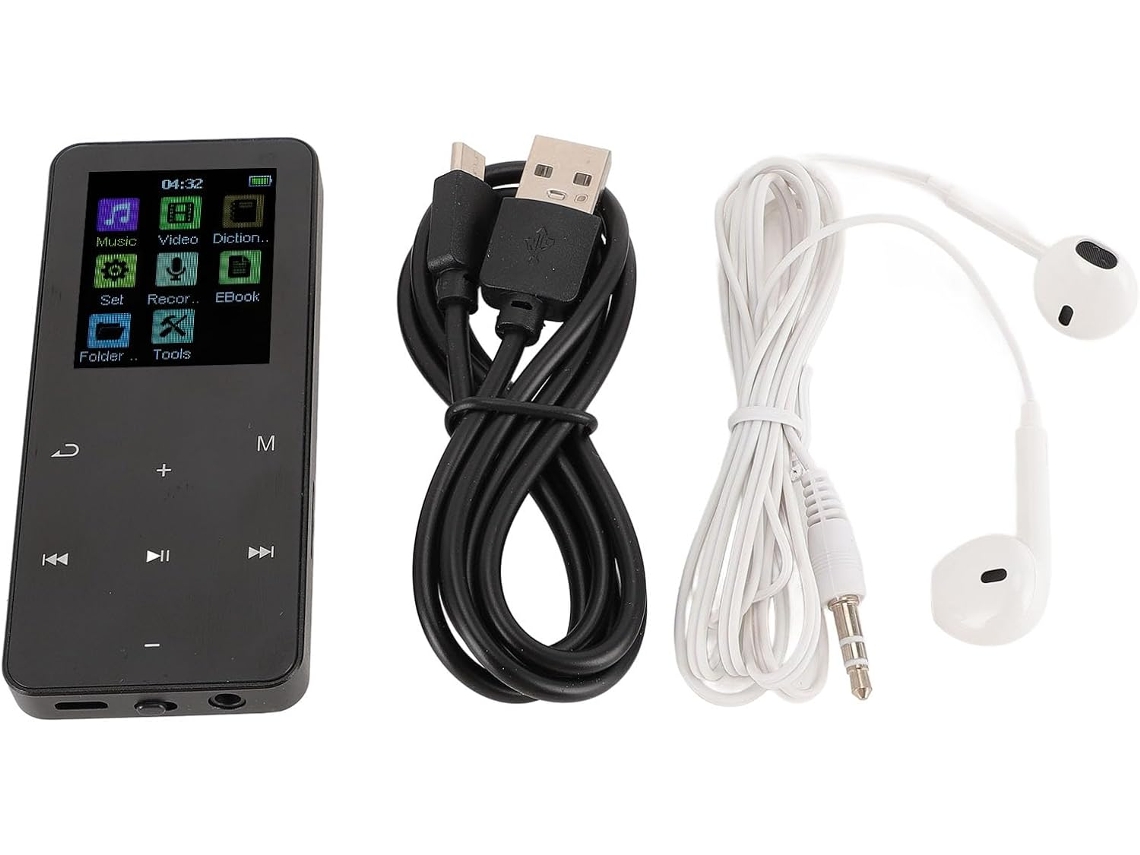 Reproductor Mp3 Portátil Con Sonido Hifi, Pantalla Hd De 2 Pulgadas Y Batería De Larga Duración, Ideal Para Uso Diario.
