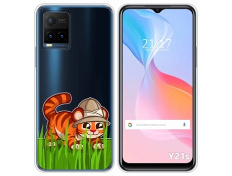 Carcasa Vivo Y21s / Y33s TUMUNDOSMARTPHONE Dibujos Transparente Multicolor