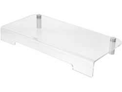 Soporte De Escritorio Para Monitor De Acrílico Y Metal De 40x20x5 Cm