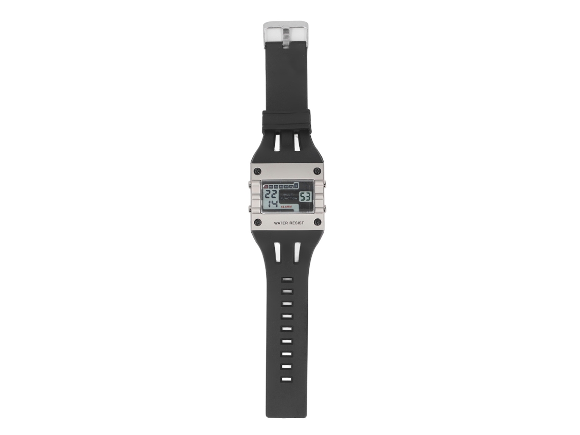 Reloj Militar Digital Para Hombre Con Pantalla Grande, Resistente Al Agua Hasta 30 M, Luz Led Y Cronómetro.
