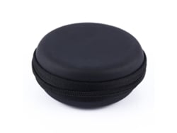 Bolsa De Almacenamiento Mini De Pu De Forma Ovalada Para Almacenar Cables De Datos De Auriculares