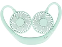 Mini Ventilador Portátil Colgante Para El Cuello Con Carga Usb Ideal Viajes Al Aire Libre