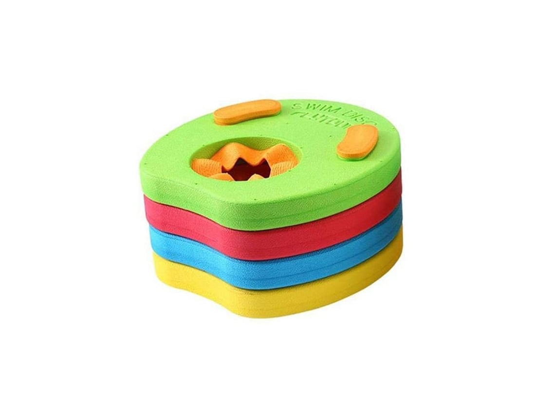 2026-4 Discos De Brazo Para Niños Eva Flotadores De Natación Discos Coloridos Brazaletes Flotantes Anillos De Buoyancy