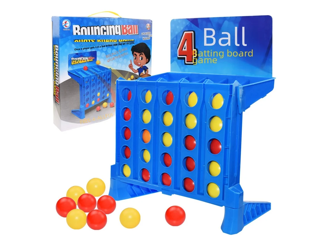Cuatro pelotas de baloncesto en fila: divertido juego de catapulta slowmoose