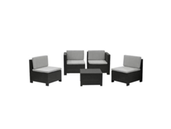 Tresillo verona grafito conjunto