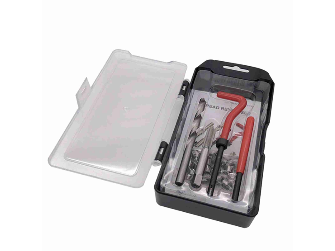 Kit De Reparación De Roscas Helicoil De 15 Piezas M14 X 1.5 Para Roscas Dañadas De Automóviles Y Motores.