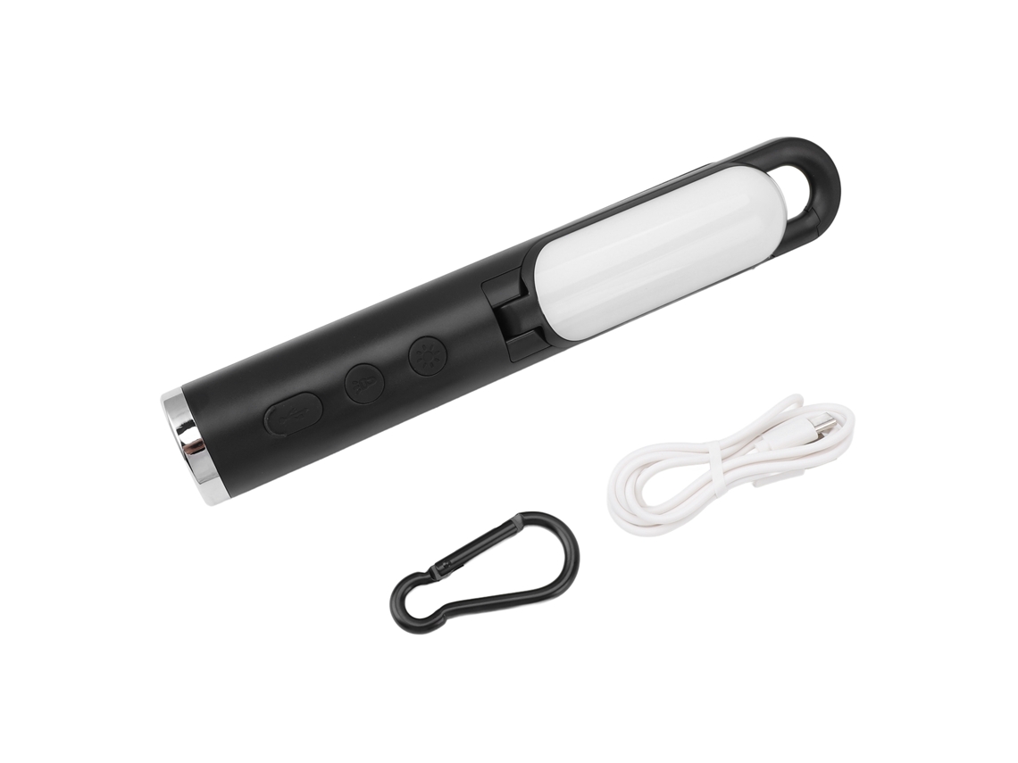 Rebe-linterna De Camping Plegable Multifuncional 1500 Flujo Luminoso Led Portátil Para Tienda Viaje Senderismo Negro