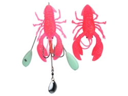 Cebo Artificial De Langosta Y Camarón Para Pesca De Altura Con Red De Arrastre - Accesorio De Pesca Rosa