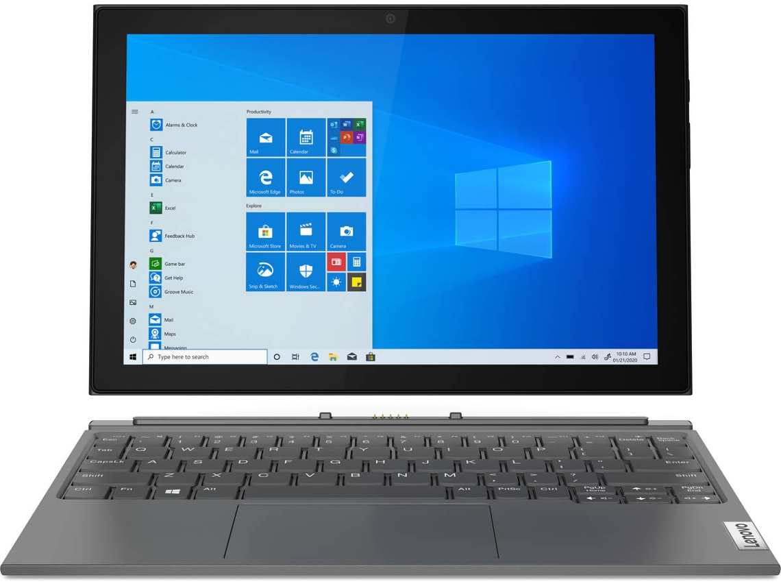 Portátil Convertible 2 en 1 LENOVO Yoga Duet 7 13IML05 (10.3'' - Intel Pentium Silver N5030 - RAM: 8 GB - 128 GB eMMC - Intel UHD Graphics 605)