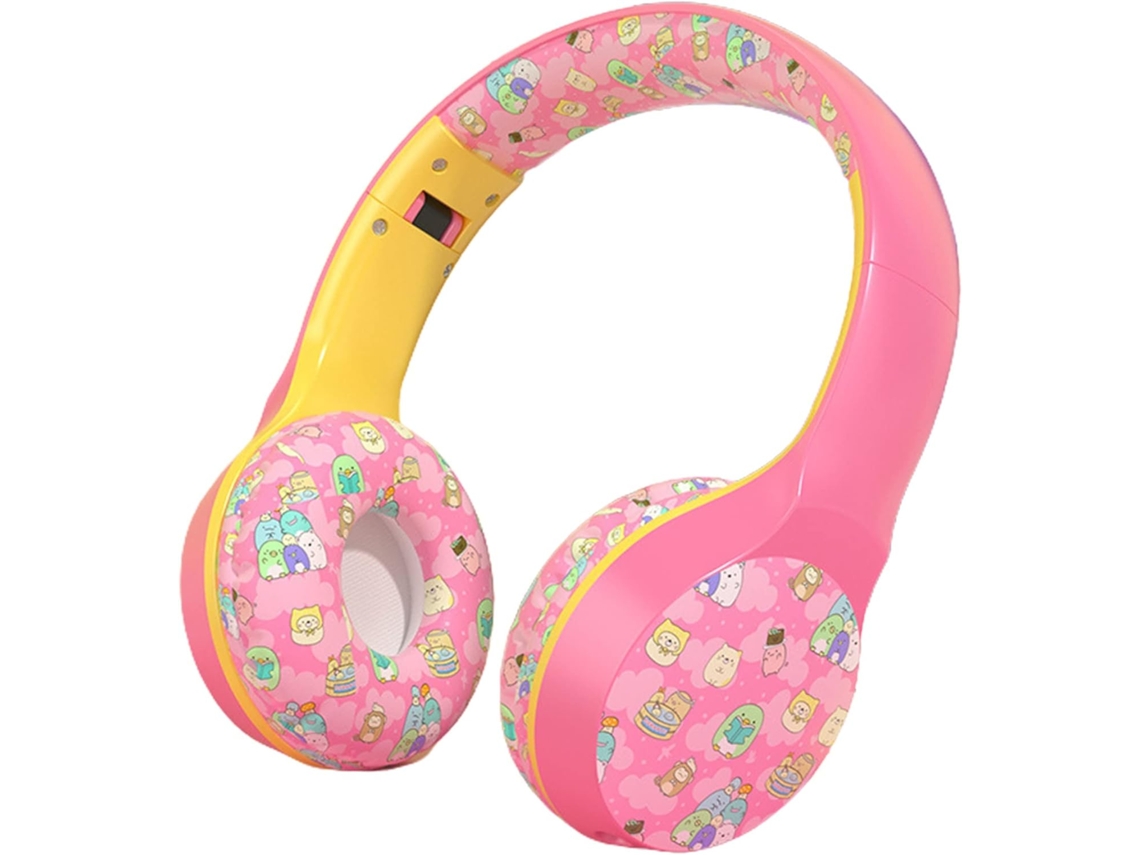 Auriculares Bluetooth 5.0 Para Niños, Plegables, Sin Micrófono, Con Almohadillas Suaves (rosa)