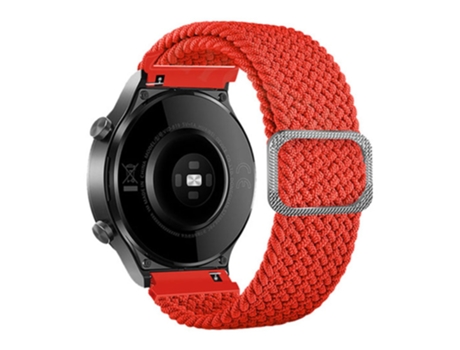 Correa de nailon 20mm para Samsung Galaxy Watch3 41mm/Garmin Forerunner 645/Huawei Watch GT 2 42mm - anaranjado