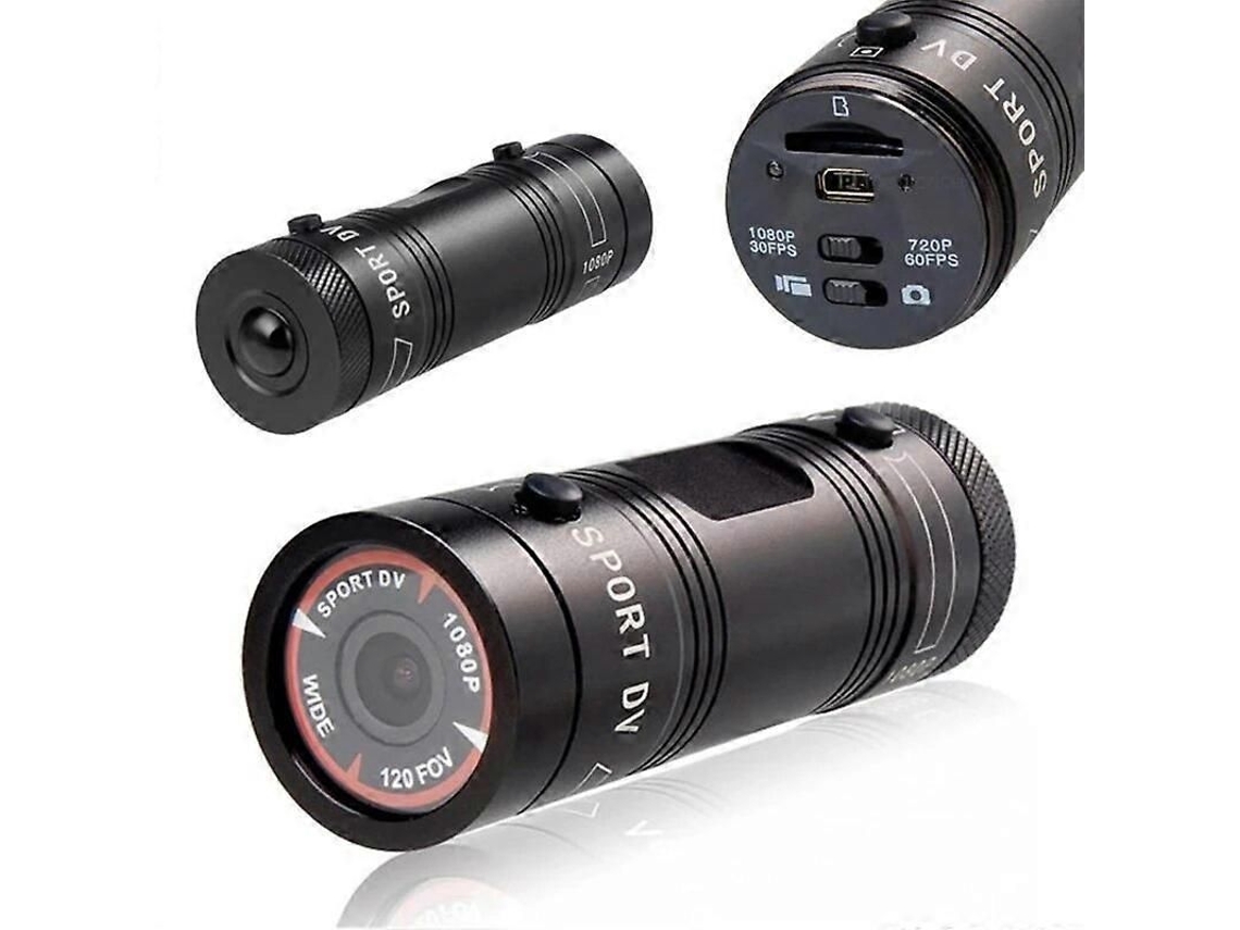 Mini cámara deportiva DV 1080p para bicicletas, cámara tipo pistola, mini videocámara, grabadora de vídeo para escalada, esquí y ciclismo. TAISHENGDA