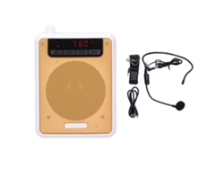 Micrófono amplificador de voz para profesores con cable y recargable