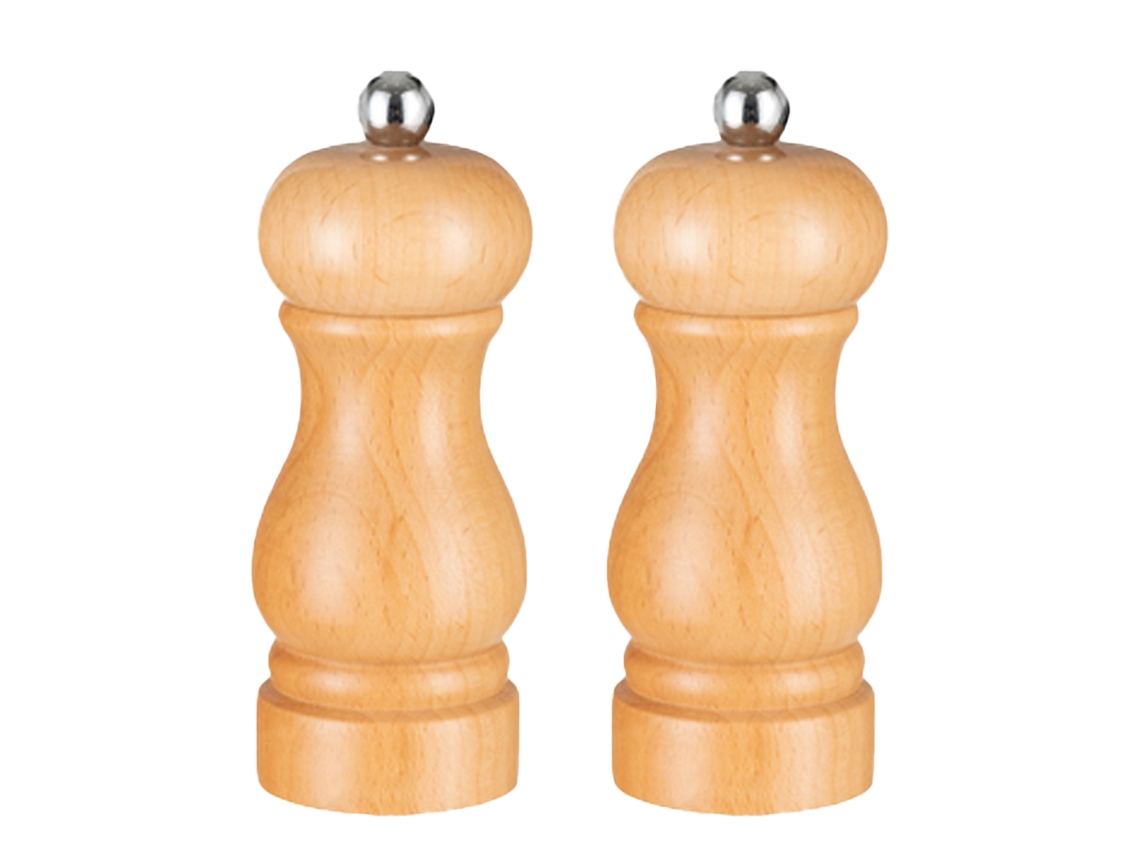 Juego de molinillos de sal y pimienta, molinillos de pimienta ajustables y recargables Kofihety