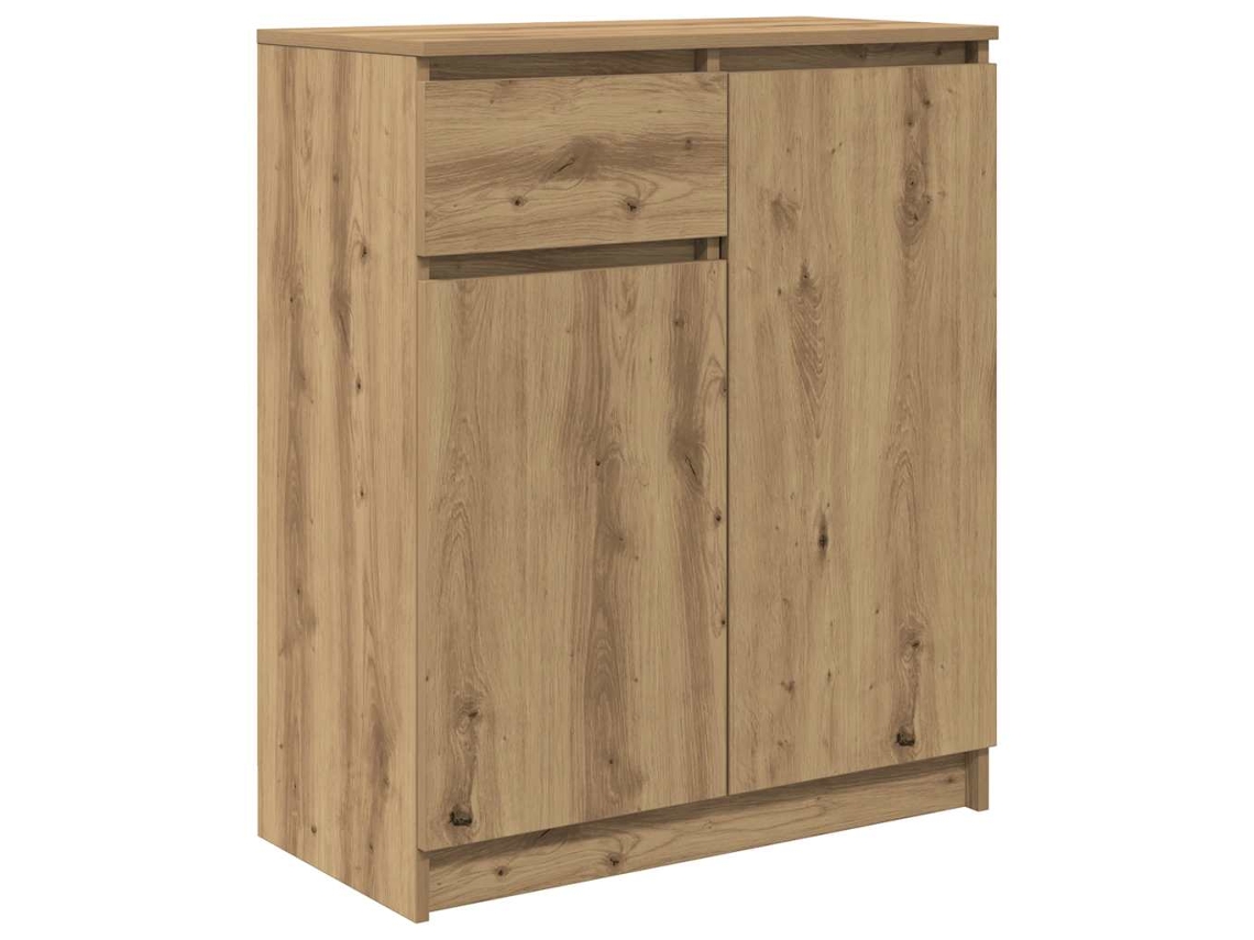 Maison Exclusive - Aparador Con Cajón Roble Artesanal 71x35x84cm Madera Ingeniería