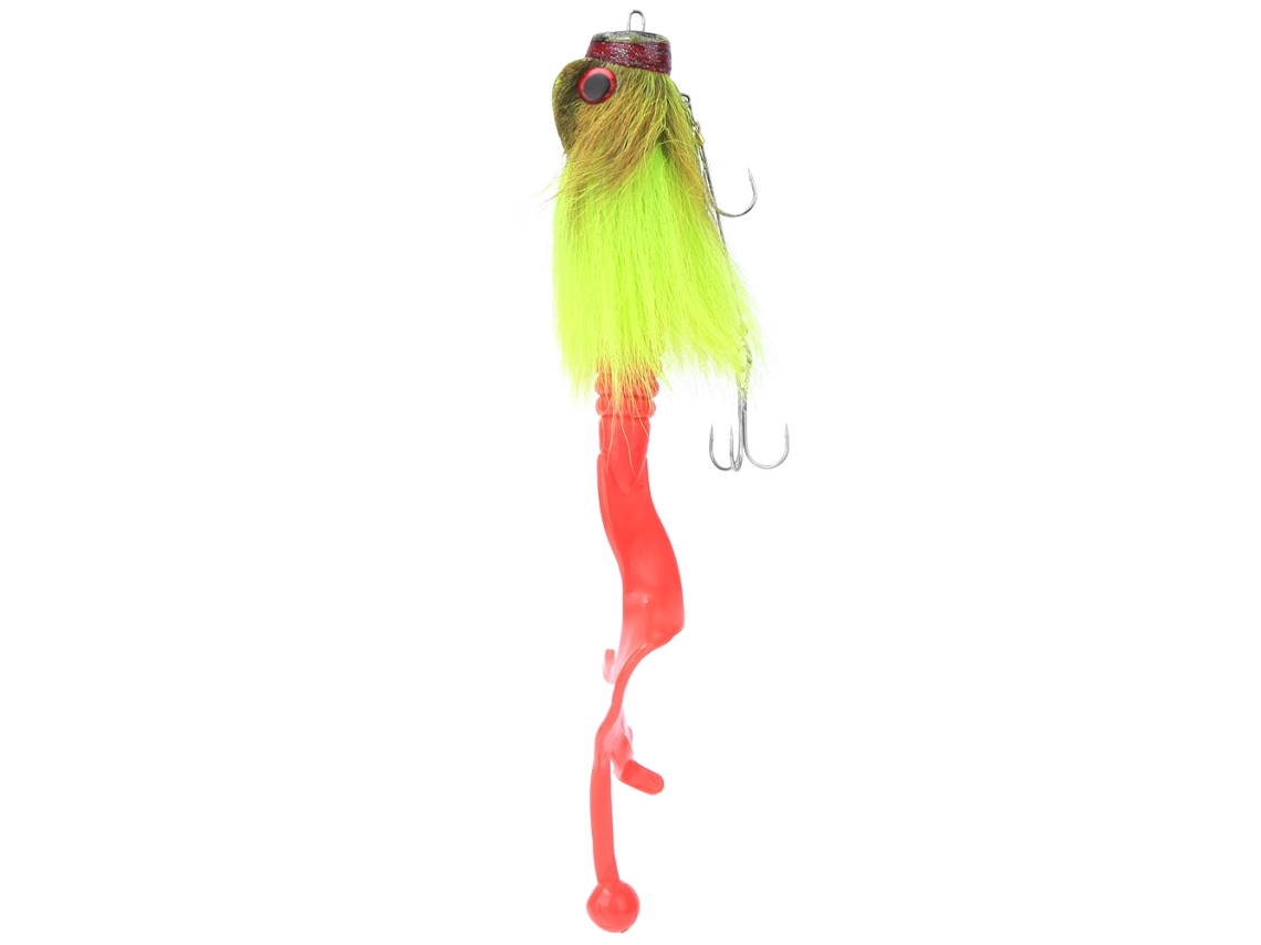 Señuelo De Pesca De Resina Con Forma De Rata, Anzuelo Triple Doble, Cebo Blando, Señuelo De Simulación, Verde, 101 G
