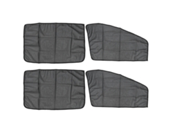 MEOIRUERY Cortina Solar Magnética Universal 4 Piezas Protección UV Ventana Lateral Delantera Trasera del Coche