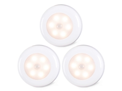 Lámpara LED inalámbrica con sensor de movimiento para interiores Rebe, con batería y alto índice de reproducción cromática (CRI), ideal para armarios, alacenas y roperos. Fácil instalación.