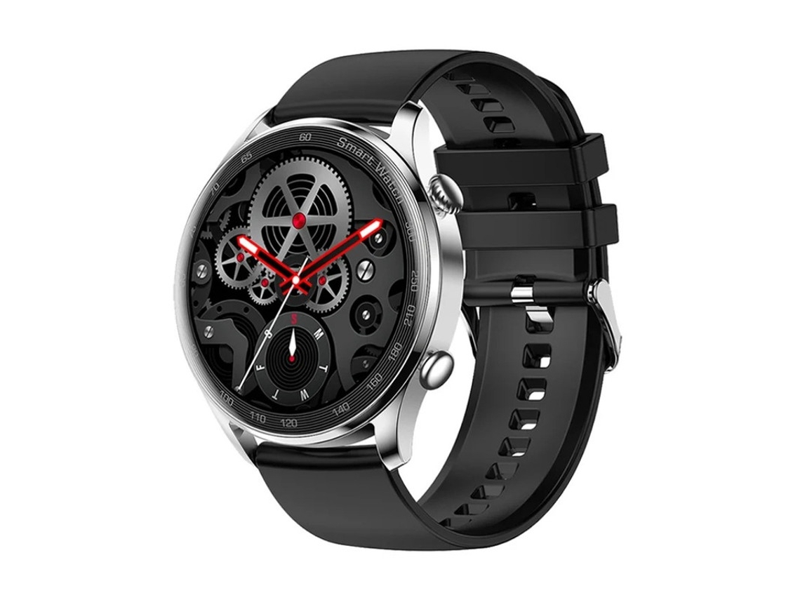 Reloj inteligente con control de la frecuencia cardíaca, presión arterial, contador de pasos, llamadas Bluetooth y notificaciones de mensajes P Yizhood