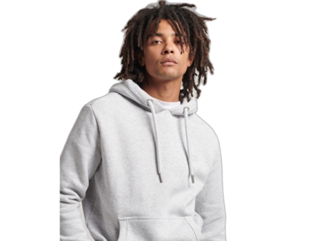 Sweatshirt para Hombre SUPERDRY (L - Algodón - Gris)