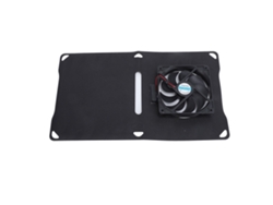 Ventilador solar portátil de 10 W con panel solar de silicio monocristalino para invernadero.