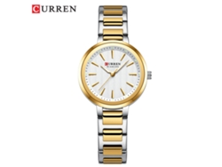 Reloj De Mujer (azul Plateado) Resistente Al Agua Con Esfera Pequeña, Estilo Sencillo E Informal, Correa De Acero.