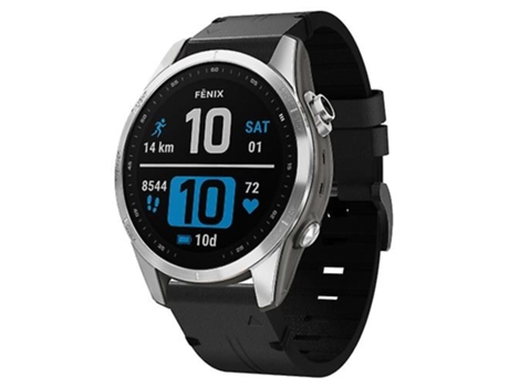 Correa De Reloj Inteligente Para Garmin Fenix 7S Correa De Reloj Con Hebilla De Acero Y Cuero De 20 Mm Negra VENISYMLIS