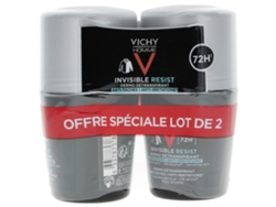 Desodorante Invisible Resist 72H Roll-On Lote de 2 X 50 Ml VICHY LABORATOIRES