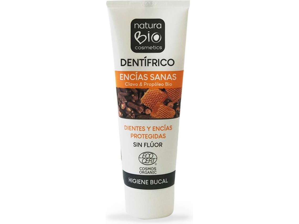 Pasta de Dientes NATURABIO COSMETICS Propóleo y Clavo (75 ml)