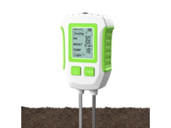 Medidor De Suelo Portátil 5 En 1: Humedad, Ph, Fertilidad, Temperatura Y Luz Solar – Para Jardinería Y Plantas En Maceta – Preciso Y Fácil De Usar.