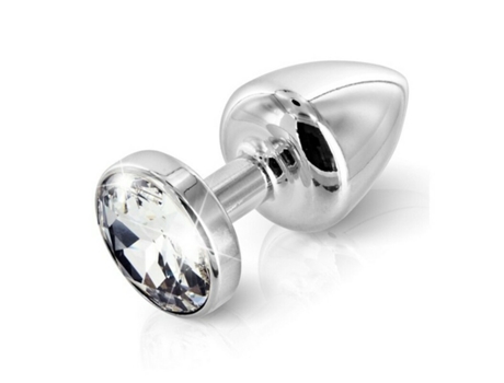 Plug Anal Anni Redondo Banhado A Prata 25 Mm Diogol 70055