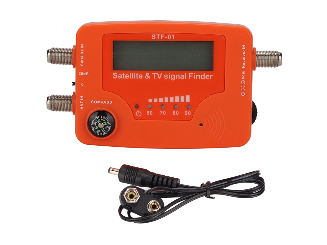 Buscador De Señal De Tv Satelital Con Pantalla Lcd, Medidor De Señal Satelital Digital Con Brújula Y Control De Zumbador