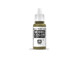 Pintura Acrílica Mate 17 Ml ACRYLICOS VALLEJO 881 Verde Amarillo