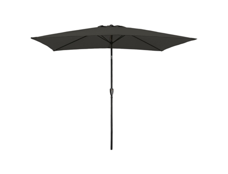 Sombrilla HAPPY GARDEN Hapuna Rectangular (Gris - cm)