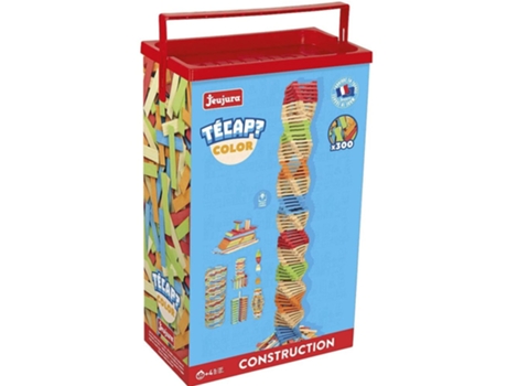 Puzzle JEUJURA (Madera - Rojo - 27 x 15 x 43 cm)