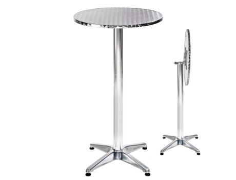 Mesa De Terraza TECTAKE En Aluminio Ø 60 Cm