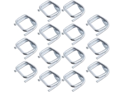 Hebillas De Metal Galvanizado Para Correas De 19 Mm, 50 Unidades, Resistentes A La Corrosión.