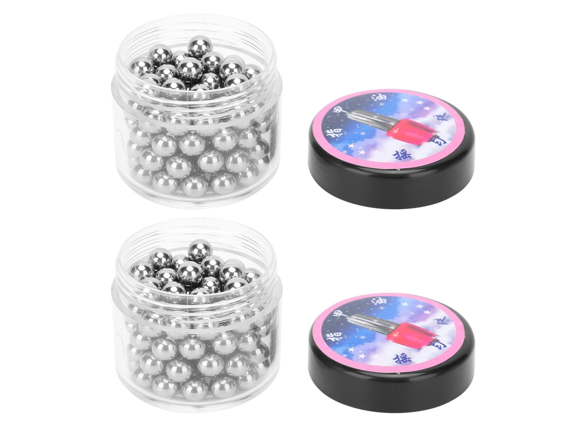 Perlas de esmalte de uñas vibrantes (acero inoxidable 304, resistentes al ácido)